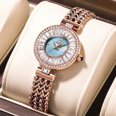 Stainless Steel Luxury Diamond Watch